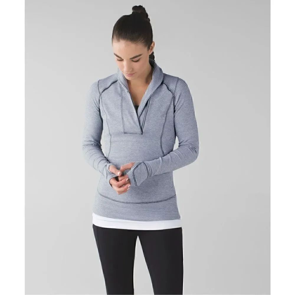 Womens Lululemon Think Fast Pullover